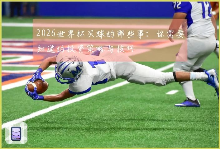 2026世界杯买球的那些事：你需要知道的投资策略与技巧