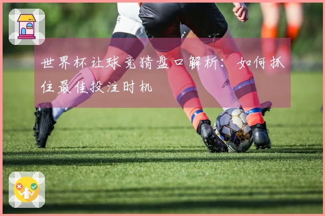 世界杯让球竞猜盘口解析：如何抓住最佳投注时机
